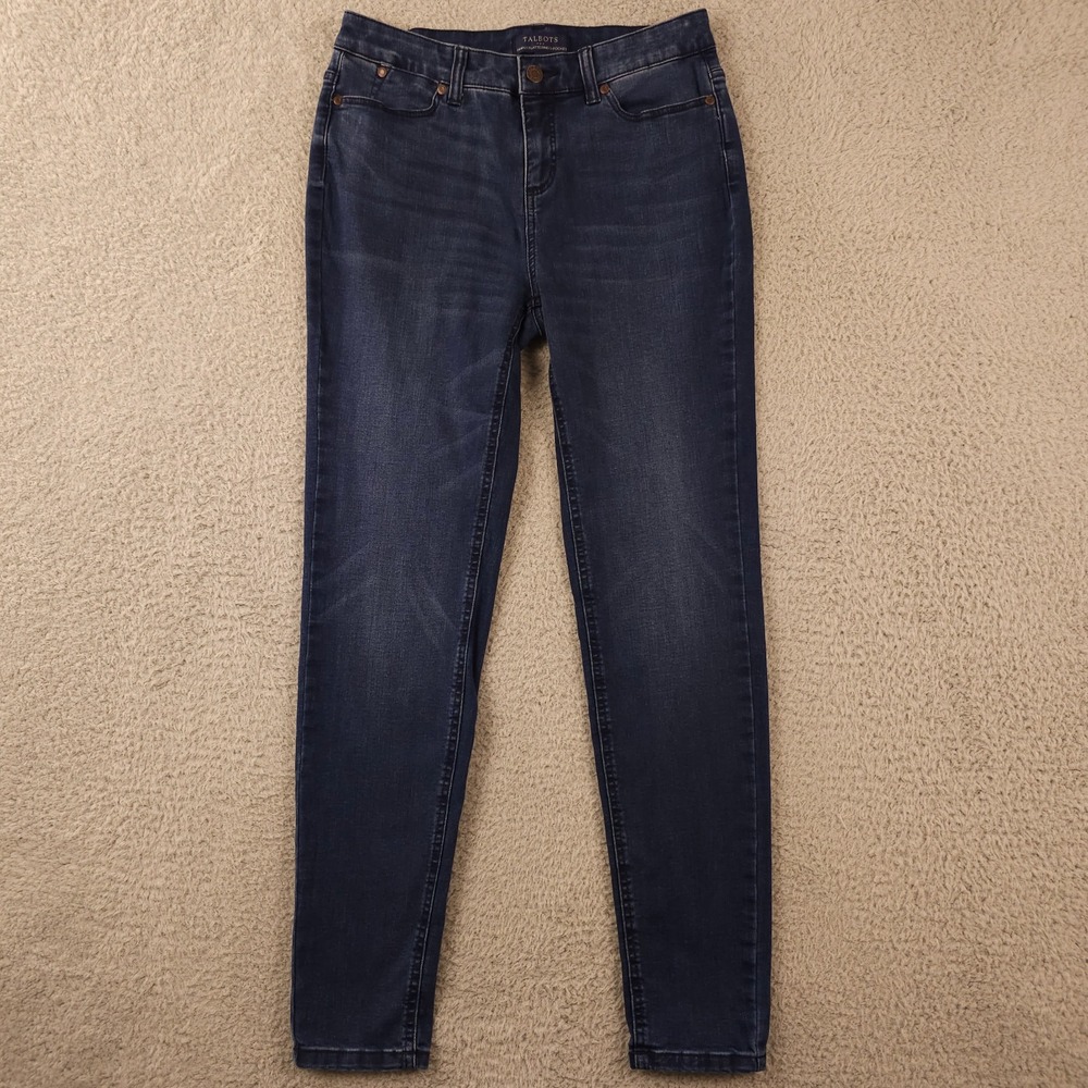 Talbots Jeans Womens 4 Blue Jegging Simply Flattering 5 Pocket Dark Wash Stretch